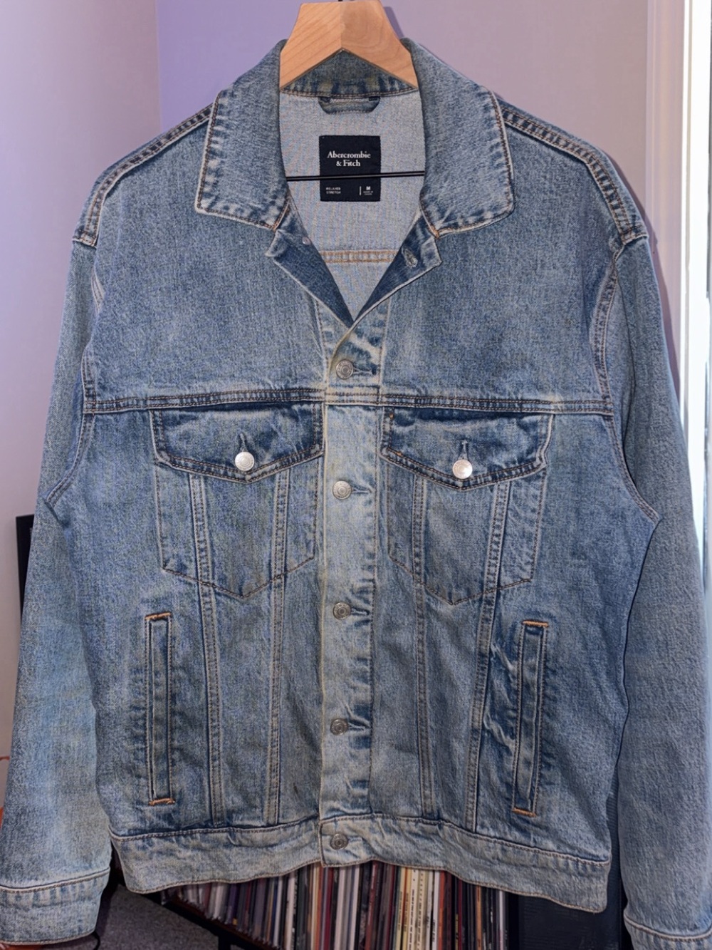 Abercrombie & Fitch Light Blue Denim Jacket